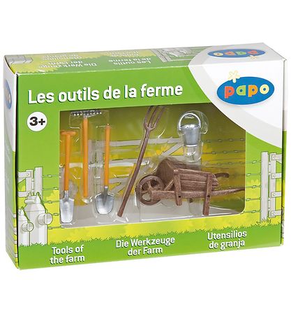 Papo Trillebør m. Tilbehør - 6 Dele Papo Trillebør m. Tilbehør - 6 Dele