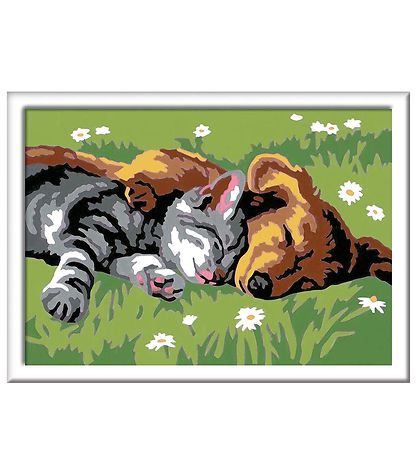 Ravensburger CreArt Malesæt - Sleeping Cats And Dogs Ravensburger CreArt Malesæt - Sleeping Cats And Dogs