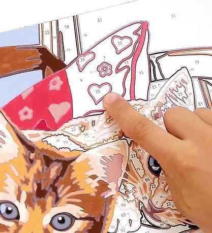 Ravensburger CreArt Malesæt - Two Cuddly Cats Ravensburger CreArt Malesæt - Two Cuddly Cats