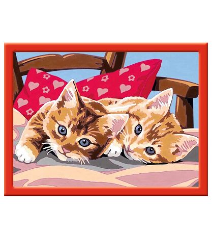 Ravensburger CreArt Malesæt - Two Cuddly Cats Ravensburger CreArt Malesæt - Two Cuddly Cats