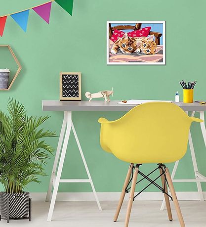 Ravensburger CreArt Malesæt - Two Cuddly Cats Ravensburger CreArt Malesæt - Two Cuddly Cats