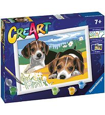 Ravensburger CreArt Malesæt - Jack Russel Puppy Ravensburger CreArt Malesæt - Jack Russel Puppy