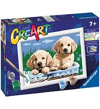 Ravensburger CreArt Malesæt - Cute Puppies Ravensburger CreArt Malesæt - Cute Puppies