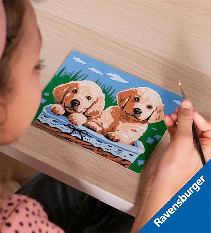 Ravensburger CreArt Malesæt - Cute Puppies Ravensburger CreArt Malesæt - Cute Puppies