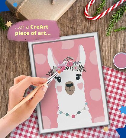 Ravensburger CreArt Malesæt - No Drama Lama Ravensburger CreArt Malesæt - No Drama Lama