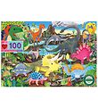 Eeboo Puslespil - 100 Brikker - Dinoland Eeboo Puslespil - 100 Brikker - Dinoland