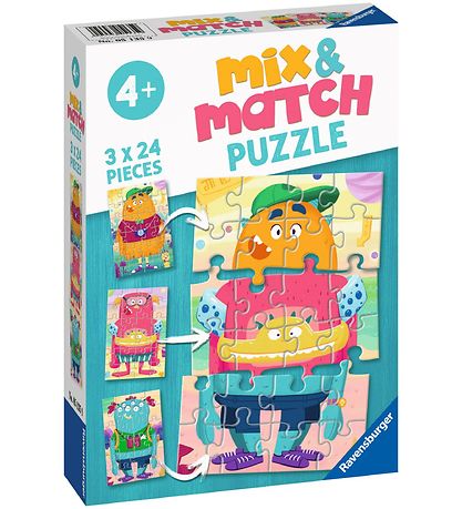 Ravensburger Puzzlespiel - 3x24 Teile - Mix & Match Ravensburger Puzzlespiel - 3x24 Teile - Mix & Match