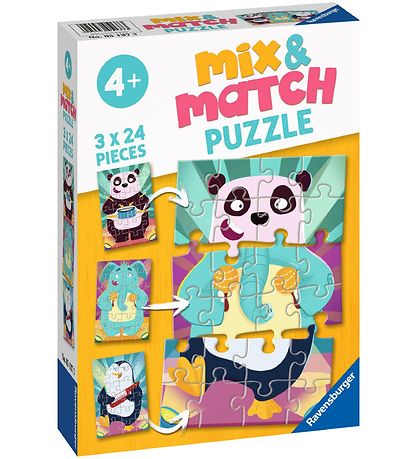Ravensburger Puzzlespiel - 3x24 Teile - Mix & Match Ravensburger Puzzlespiel - 3x24 Teile - Mix & Match
