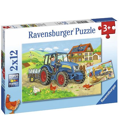 Puzzle Ravensburger - 2x12 Briques - Dur à Work