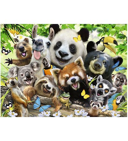 Puzzle Ravensburger - 300 Briques - Wildlife Selfie Puzzle Ravensburger - 300 Briques - Wildlife Selfie
