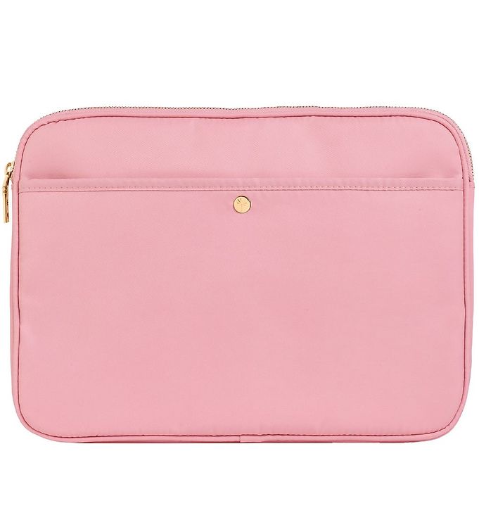 Fan Palm Soft Pink Nylon Laptop Sleeve