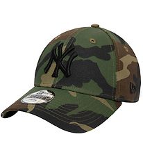 New Era Kasket - 940 - New York Yankees - Grøn Camo New Era Kasket - 940 - New York Yankees - Grøn Camo