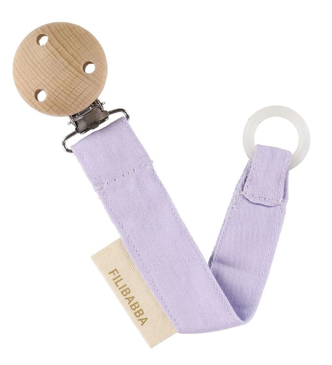 Filibabba Pacifier holder Fresh violet