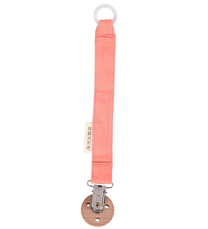 Filibabba Pacifier Clip - Coral Filibabba Pacifier Clip - Coral