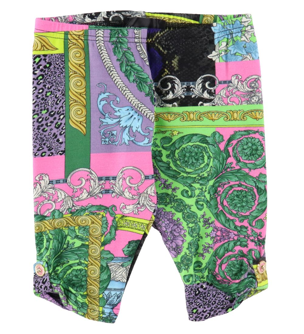 Versace Leggings - 3/4 - Mehrfarbig - Versace - 18-24 mt - Leggings