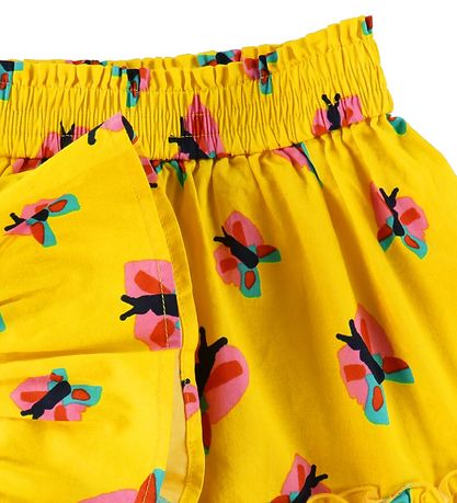 Stella McCartney Kids Nederdel - Gul m. Sommerfugl Stella McCartney Kids Nederdel - Gul m. Sommerfugl