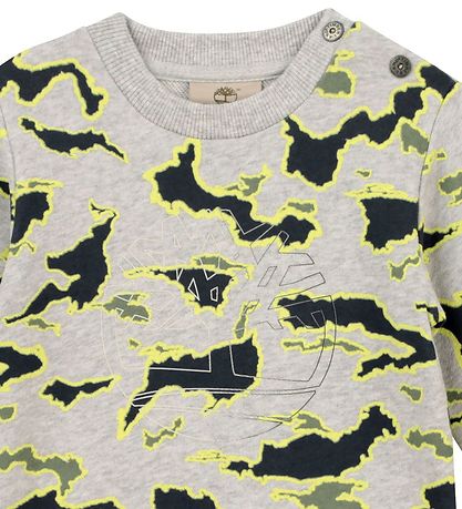 Timberland Sweatshirt - Ecosystem - Gråmeleret m. Camouflage