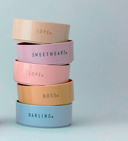 Design Letters Skål - Mini Favourite - Rosa Design Letters Skål - Mini Favourite - Rosa