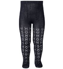 Condor Strømpebukser - Navy m. Hulmønster Condor Strømpebukser - Navy m. Hulmønster