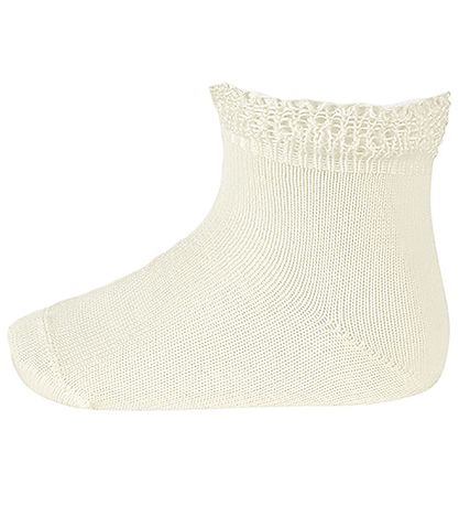 Condor Strømper m. Blondekant - Beige