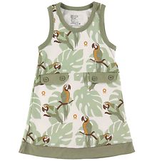 Katvig Dress - Green w. Parrots Katvig Dress - Green w. Parrots
