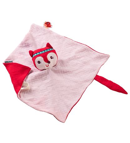 Lilliputiens Nusseklud - 32x32 cm - Alice - Rosa/Rød Lilliputiens Nusseklud - 32x32 cm - Alice - Rosa/Rød