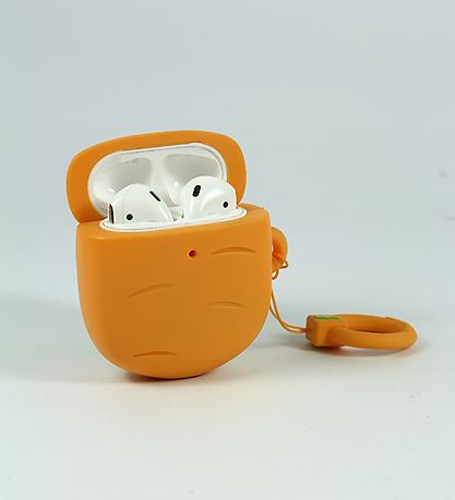 Moji Power Airpods Cover - Carrot
