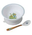 Petit Jour Paris Dinner Set - Melamine - 2 Parts - White w. Rabb Petit Jour Paris Dinner Set - Melamine - 2 Parts - White w. Rabb