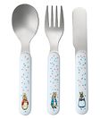Petit Jour Paris Cutlery - 3 Parts - Light Blue w. Rabbit