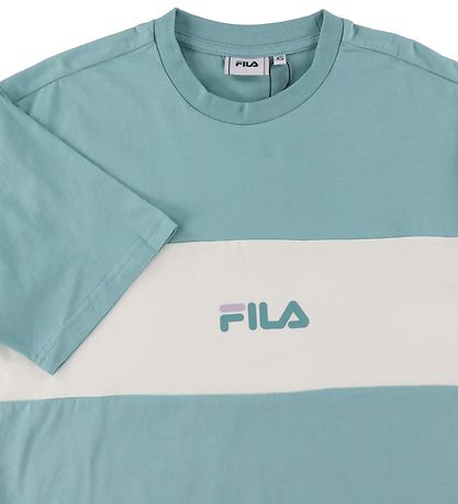 Fila T-shirt - Elliot - Cameo Blue/Snow White Fila T-shirt - Elliot - Cameo Blue/Snow White