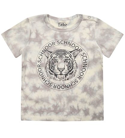 Petit by Sofie Schnoor T-shirt - Julius - Warm Grey w. Tiger Petit by Sofie Schnoor T-shirt - Julius - Warm Grey w. Tiger