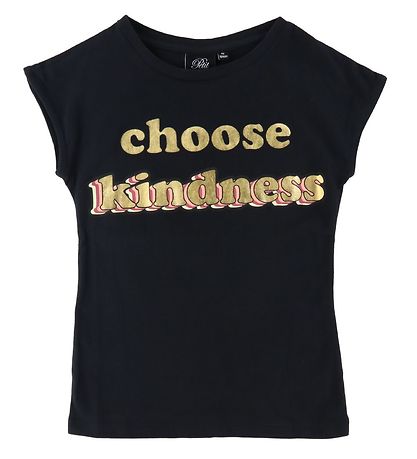 Petit by Sofie Schnoor T-shirt - Juno - Black w. Gold Petit by Sofie Schnoor T-shirt - Juno - Black w. Gold