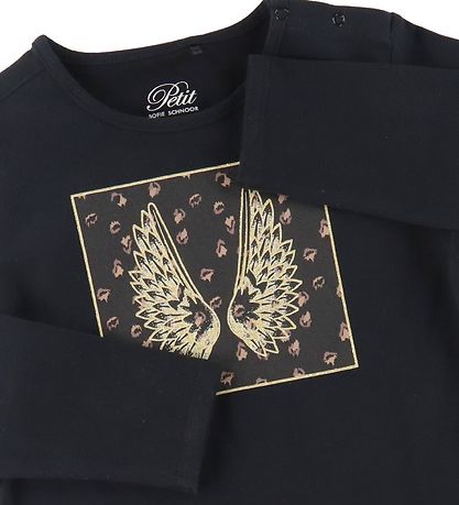 Petit by Sofie Schnoor Bluse  - Elenor - Sort m. Vinger Petit by Sofie Schnoor Bluse  - Elenor - Sort m. Vinger