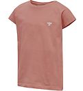 Hummel T-shirt - hmlDiza - Dark Rose