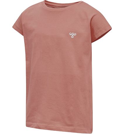Hummel T-shirt - hmlDiza - Dark Rose Hummel T-shirt - hmlDiza - Dark Rose