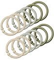 BIBS Ophængningsringe/Loops - 12-pak - Vanilla/Sage/Olive BIBS Ophængningsringe/Loops - 12-pak - Vanilla/Sage/Olive
