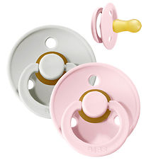 BIBS Colour Sutter - 2-pak - Str. 1 - Rund - Haze/Blossom BIBS Colour Sutter - 2-pak - Str. 1 - Rund - Haze/Blossom
