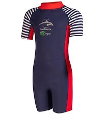Konfidence Badeheldragt - UV50+ - Hamptons Blue Stripe Konfidence Badeheldragt - UV50+ - Hamptons Blue Stripe