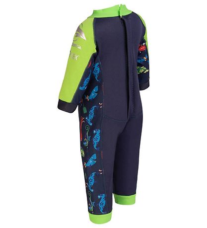 Konfidence Badeheldragt - UV50+ - Navy/Lime Fergal Konfidence Badeheldragt - UV50+ - Navy/Lime Fergal