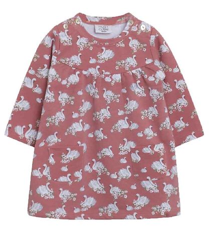 Hust and Claire Kjole - Kara - Rosa m. Svaner Hust and Claire Kjole - Kara - Rosa m. Svaner