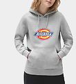 Dickies Hættetrøje - Icon Logo - Gråmeleret Dickies Hættetrøje - Icon Logo - Gråmeleret