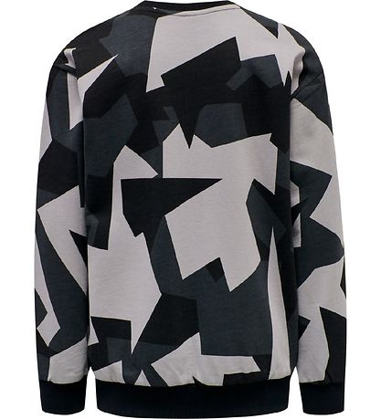 Hummel Sweatshirt - hmlSkyhook - Sort/Lilla