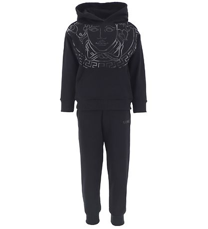 Versace Sweatsæt - Medusa - Sort/Transparent