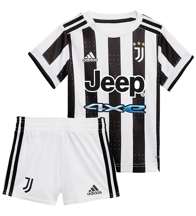 adidas Performance Juventus Hjemmebanesæt - 21/22 - Sort/Hvid