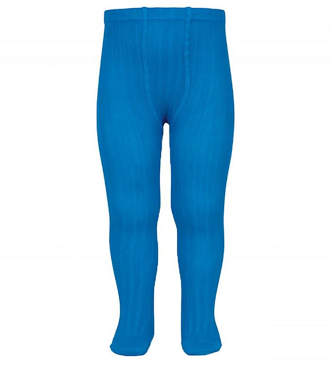 Condor Strømpebukser - Rib - Blå