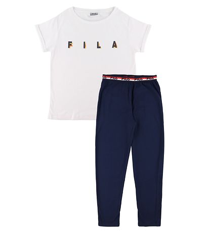 Fila Nattøj - Hvid/Navy m. Logo Fila Nattøj - Hvid/Navy m. Logo