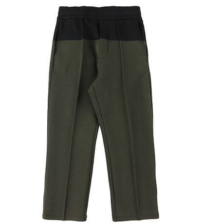 Emporio Armani Bukser - Armygrøn m. Sort Emporio Armani Bukser - Armygrøn m. Sort