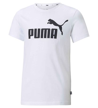 Puma T-Shirt - Hvid m. Logo Puma T-Shirt - Hvid m. Logo
