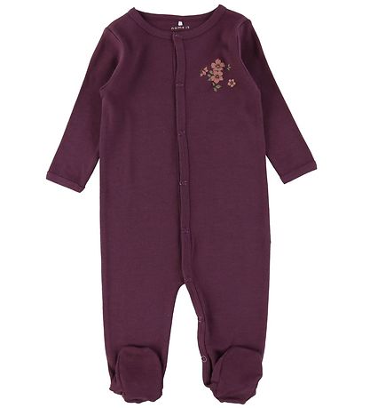 Name It Natdragt - Noos - NbfNightsuit - 2-pak - Prune Purple Name It Natdragt - Noos - NbfNightsuit - 2-pak - Prune Purple