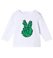 Stella McCartney Kids Bluse - Peace Leaf - Hvid Stella McCartney Kids Bluse - Peace Leaf - Hvid
